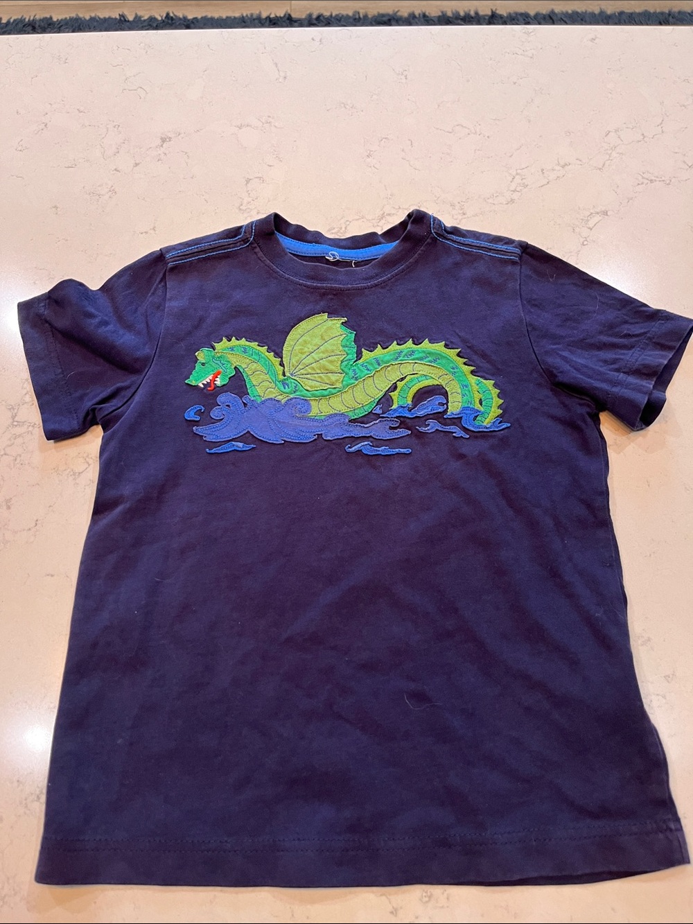 Hanna Anderst Navy Dragon Graphic Tee